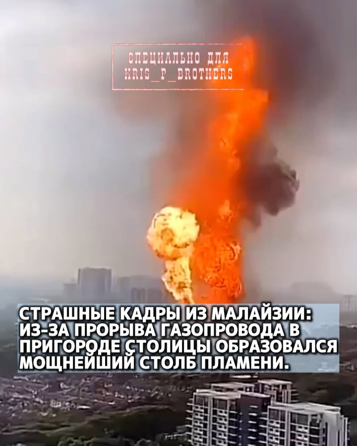 Страшные кадры из Малайзии