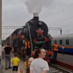 Сегодня в Алматы прибыл очень интересный поезд