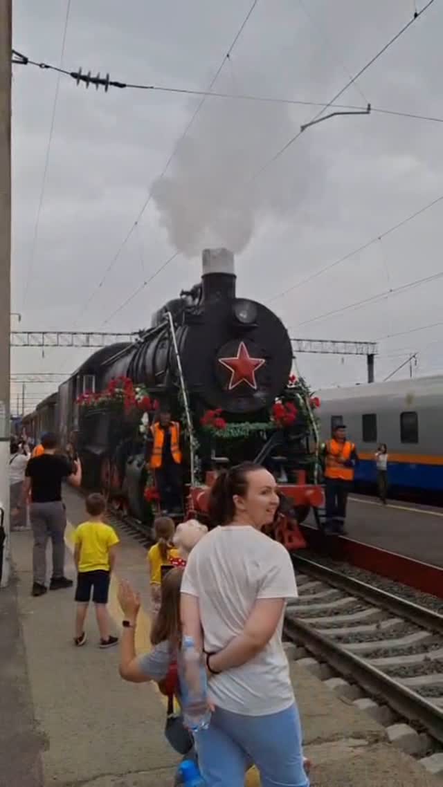 Сегодня в Алматы прибыл очень интересный поезд