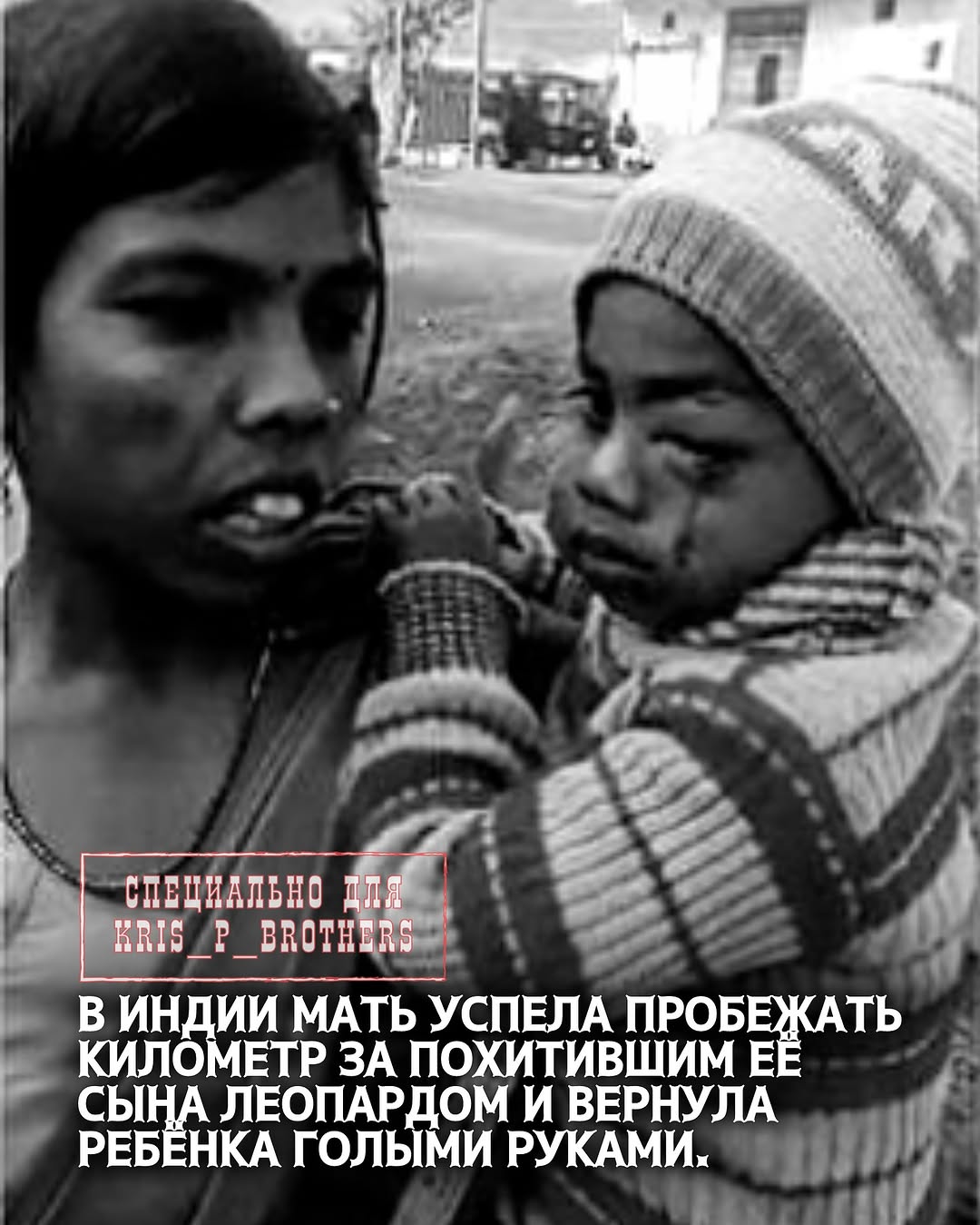 В Индии мать успела пробежать километр за похитившим её сына леопардом и вернула ребёнка голыми руками. Киран Баига вмес…