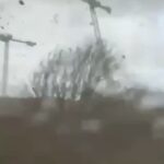 Торнадо прошёлся по северу Франции: упали строительные краны, у жилого дома разрушена крыша. В муниципалитете Эрмон жерт…