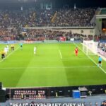 “Реал” открывает счет на 25-й минуте. 0:1 в пользу мадридцев.