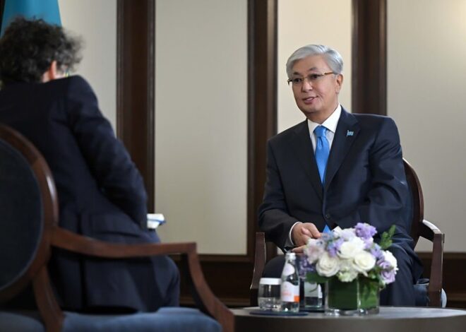 🇰🇿🇺🇸 Токаев дал интервью The Washington Post и The New York Times во время визита в США Глава государства Касым-Жома…