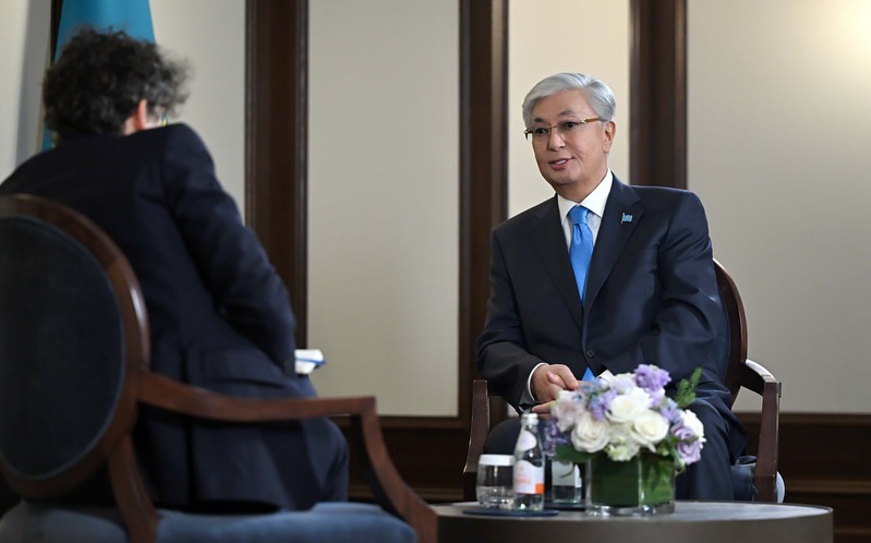 🇰🇿🇺🇸 Токаев дал интервью The Washington Post и The New York Times во время визита в США Глава государства Касым-Жома…