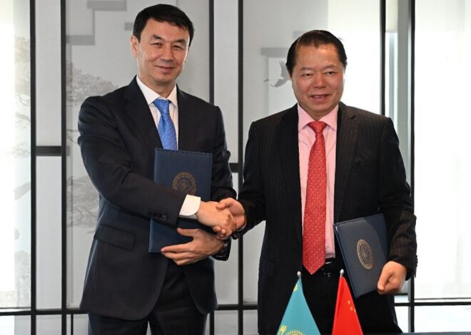 Дархан Сатыбалды обсудил перспективы сотрудничества с китайской корпорацией Yuexing Group В рамках рабочей поездки в Кит…